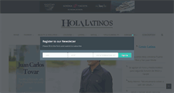 Desktop Screenshot of holalatinosnews.com